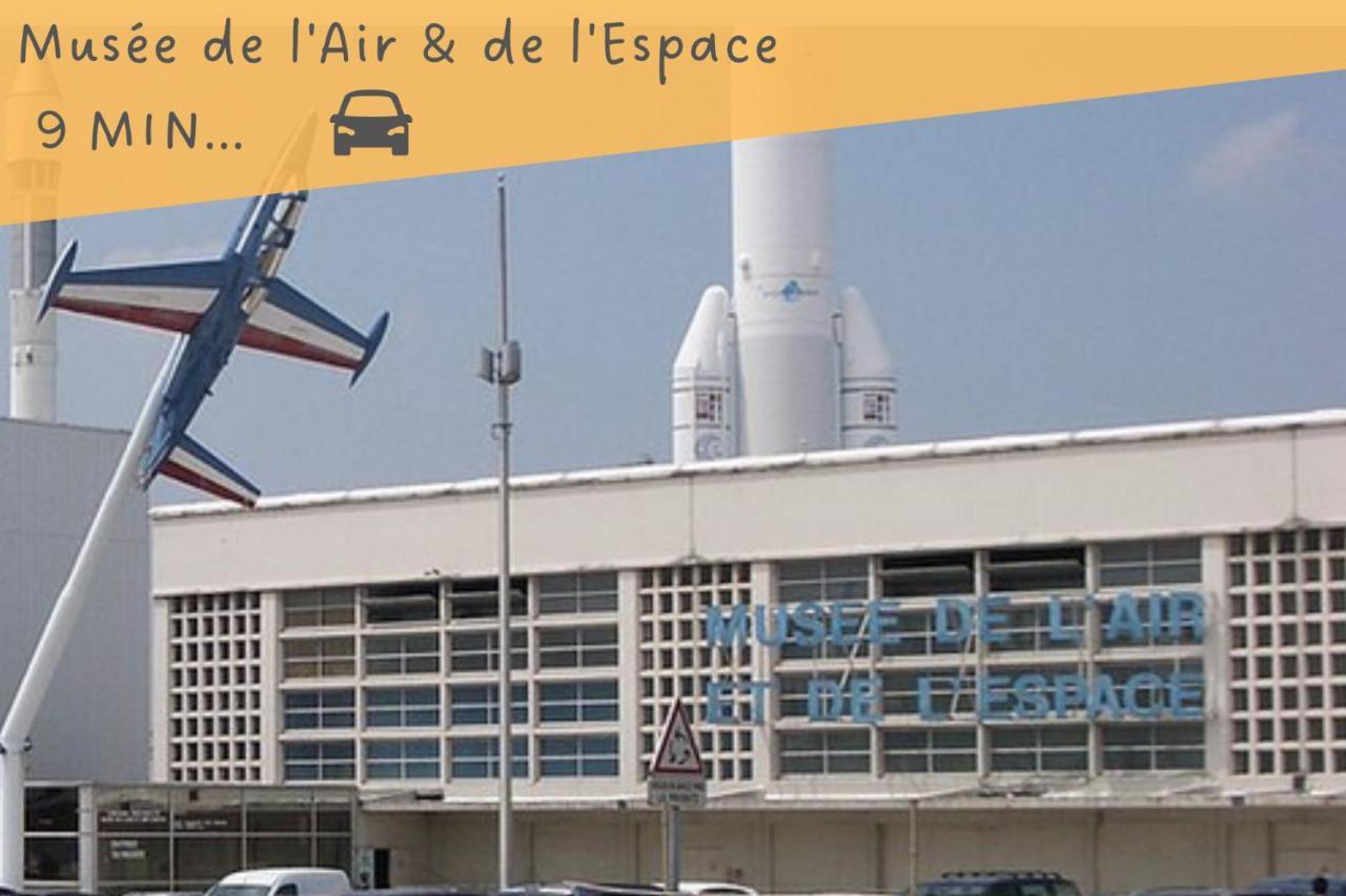 L'Eugene - 10Min Du Rer B Le Bourget, Parking, Wifi Apartment Drancy Ngoại thất bức ảnh